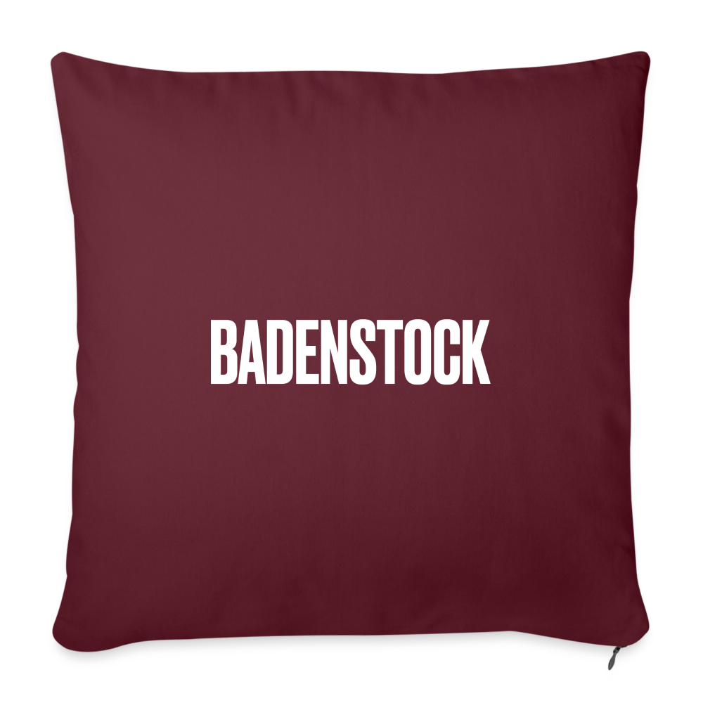 Badenstock Sofa pillow with filling 45cm x 45cm - burgundy