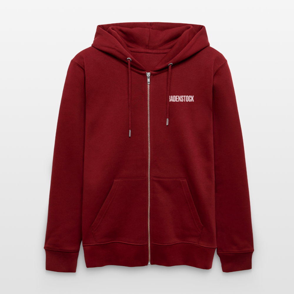 Badenstock Stanley/Stella CULTIVATOR Unisex Organic Hooded Jacket - burgundy
