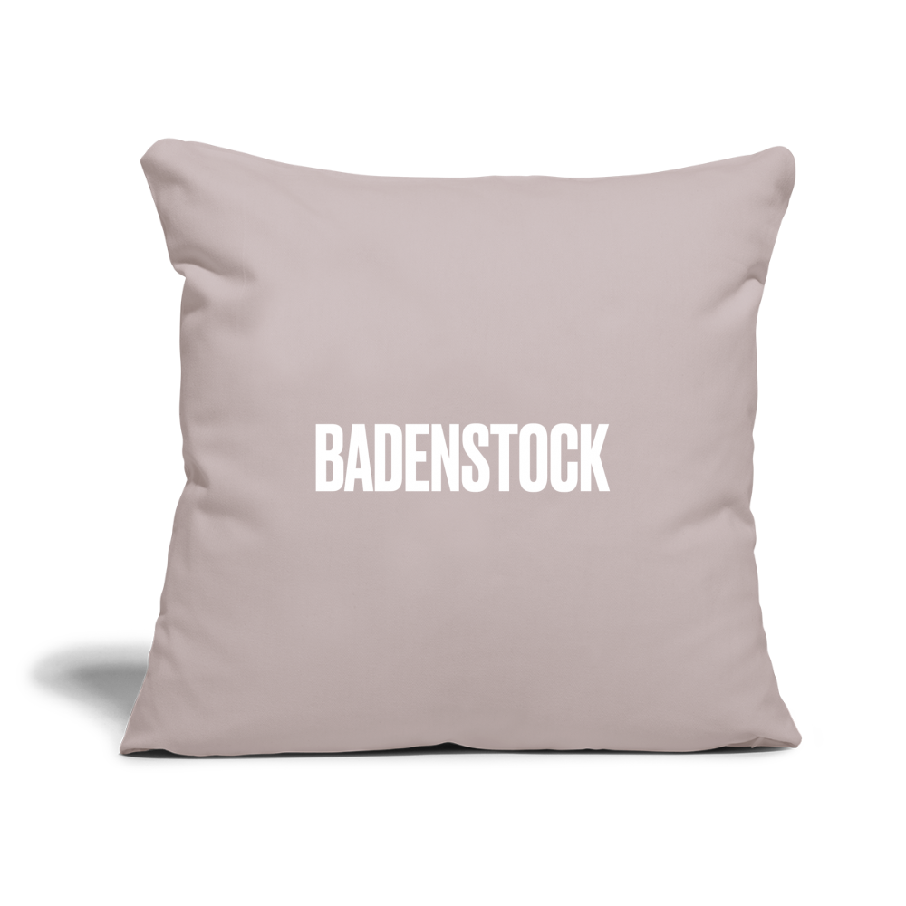 Badenstock Sofa pillow with filling 45cm x 45cm - light taupe
