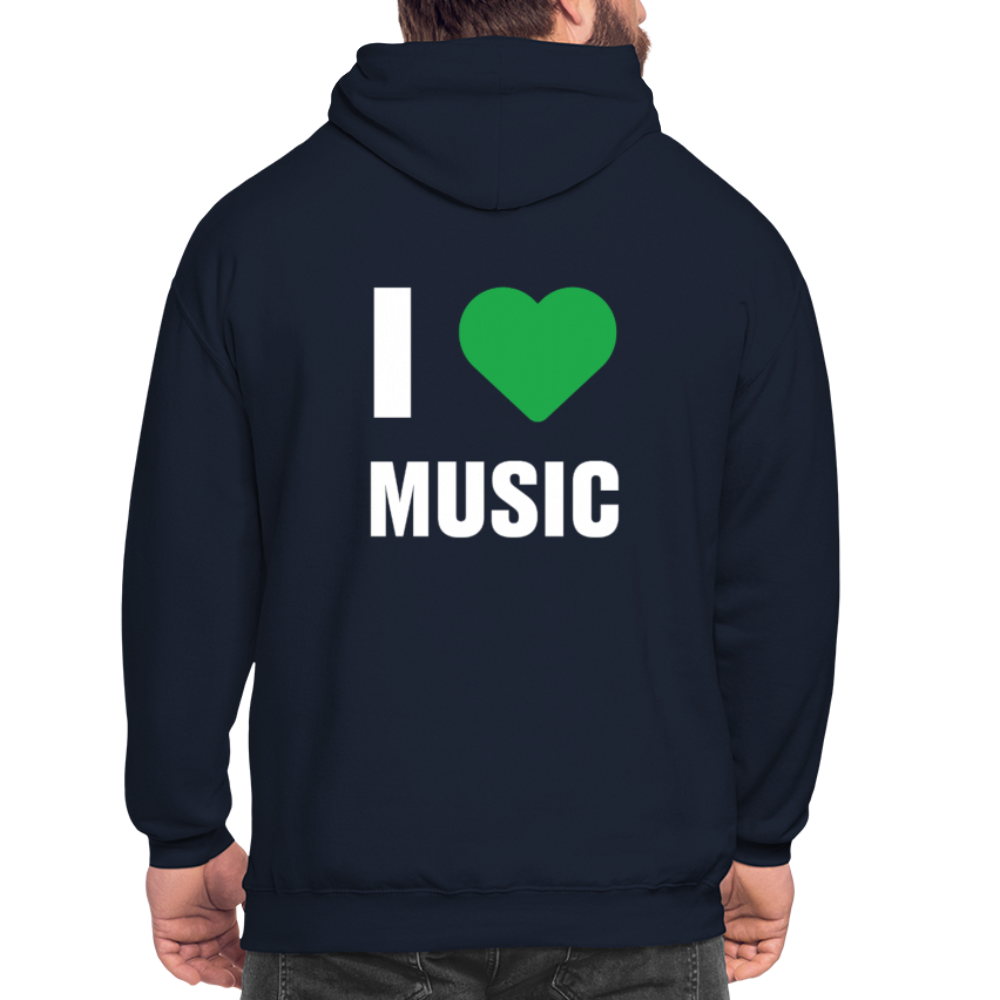 Badenstock - I love music - Unisex Hoodie - navy
