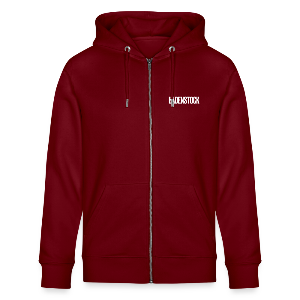 Badenstock Stanley/Stella CULTIVATOR Unisex Organic Hooded Jacket - burgundy