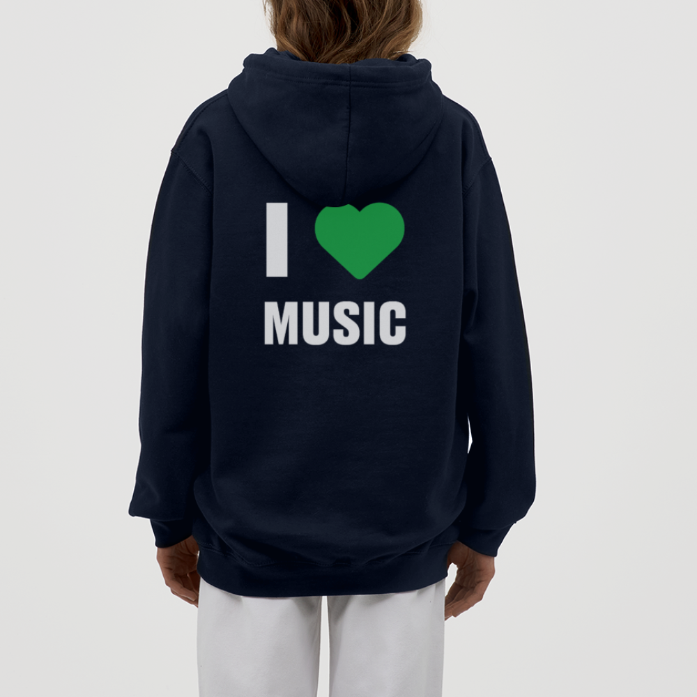 Badenstock - I love music - Unisex Hoodie - navy