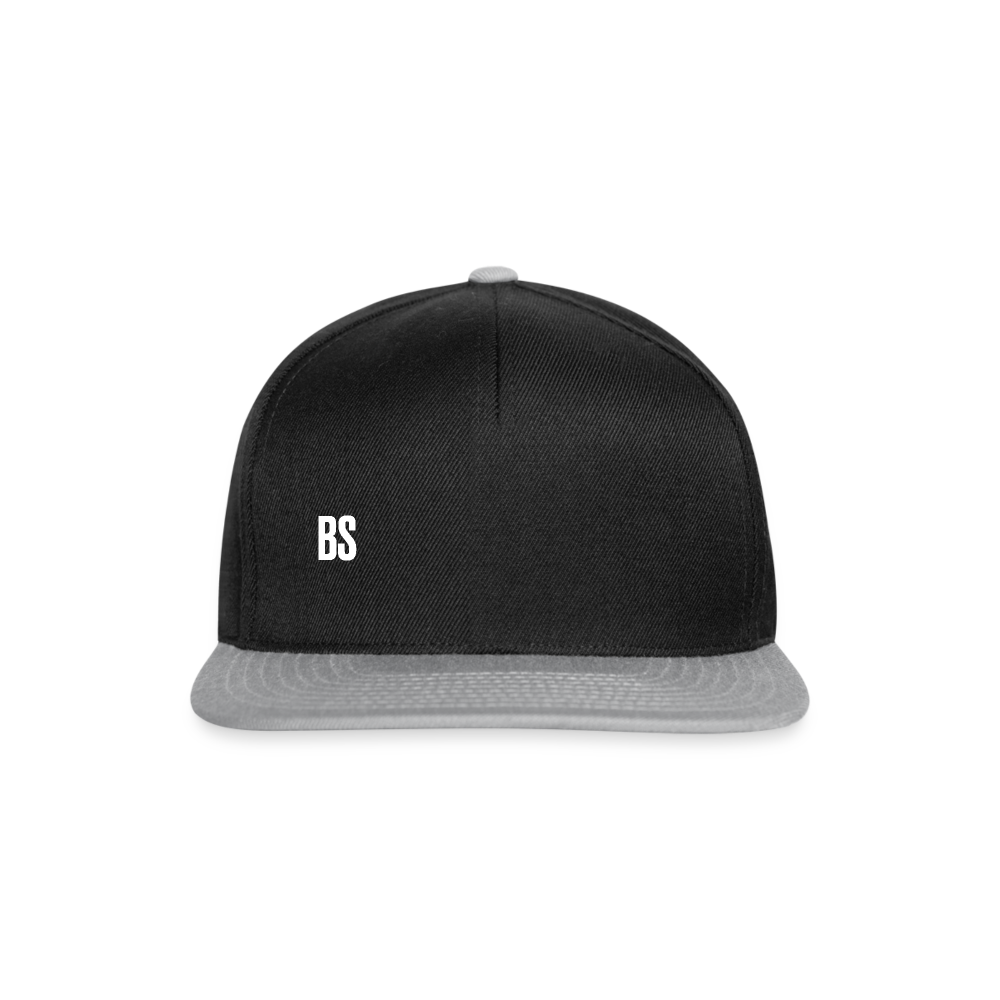 BS Snapback Cap (Small logo) - black/grey