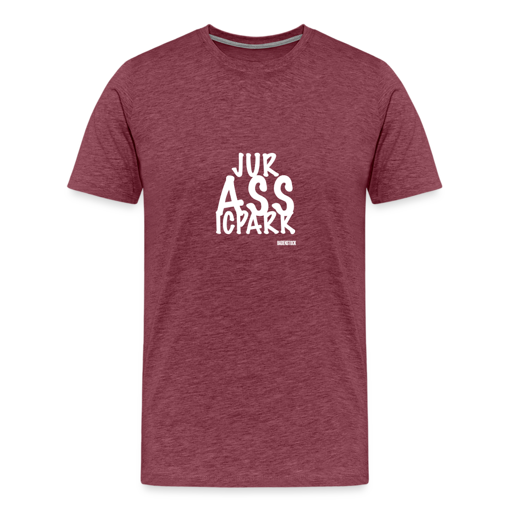 Dinosaurus ASS Men’s Premium T-Shirt - heather burgundy