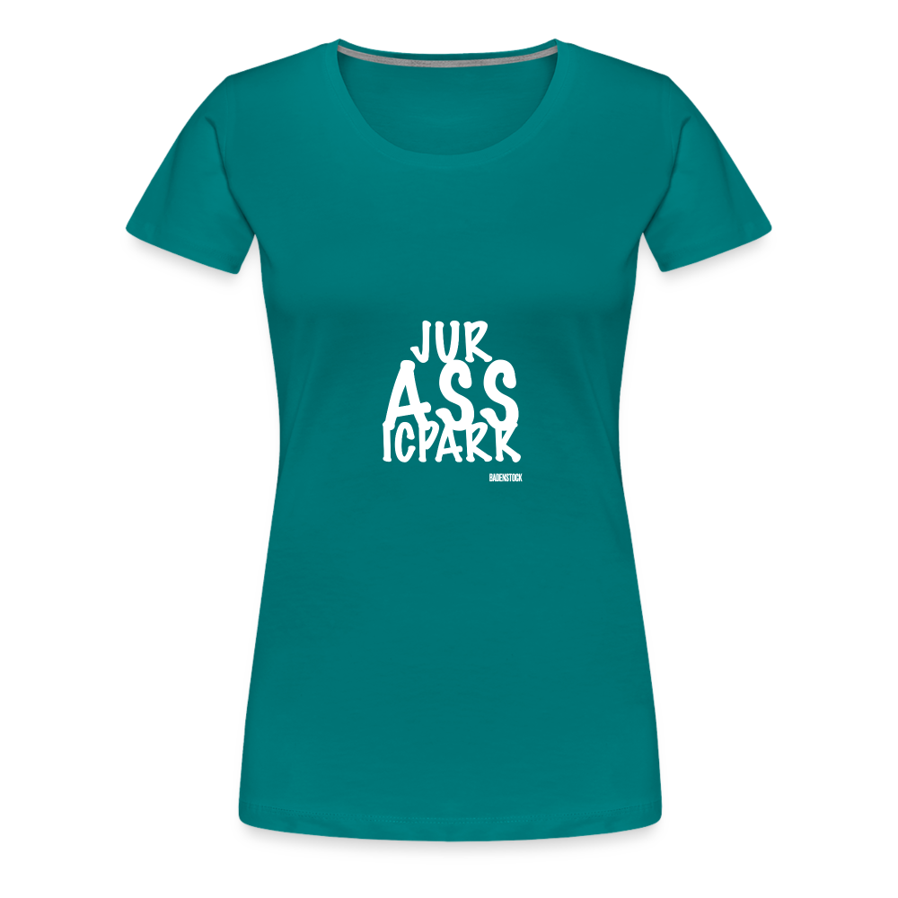 Dino Saurun ASS Women’s Premium T-Shirt - diva blue