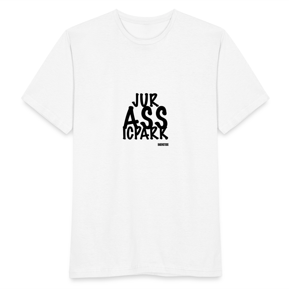 Dino Saurus ASS Men's White T-Shirt - white