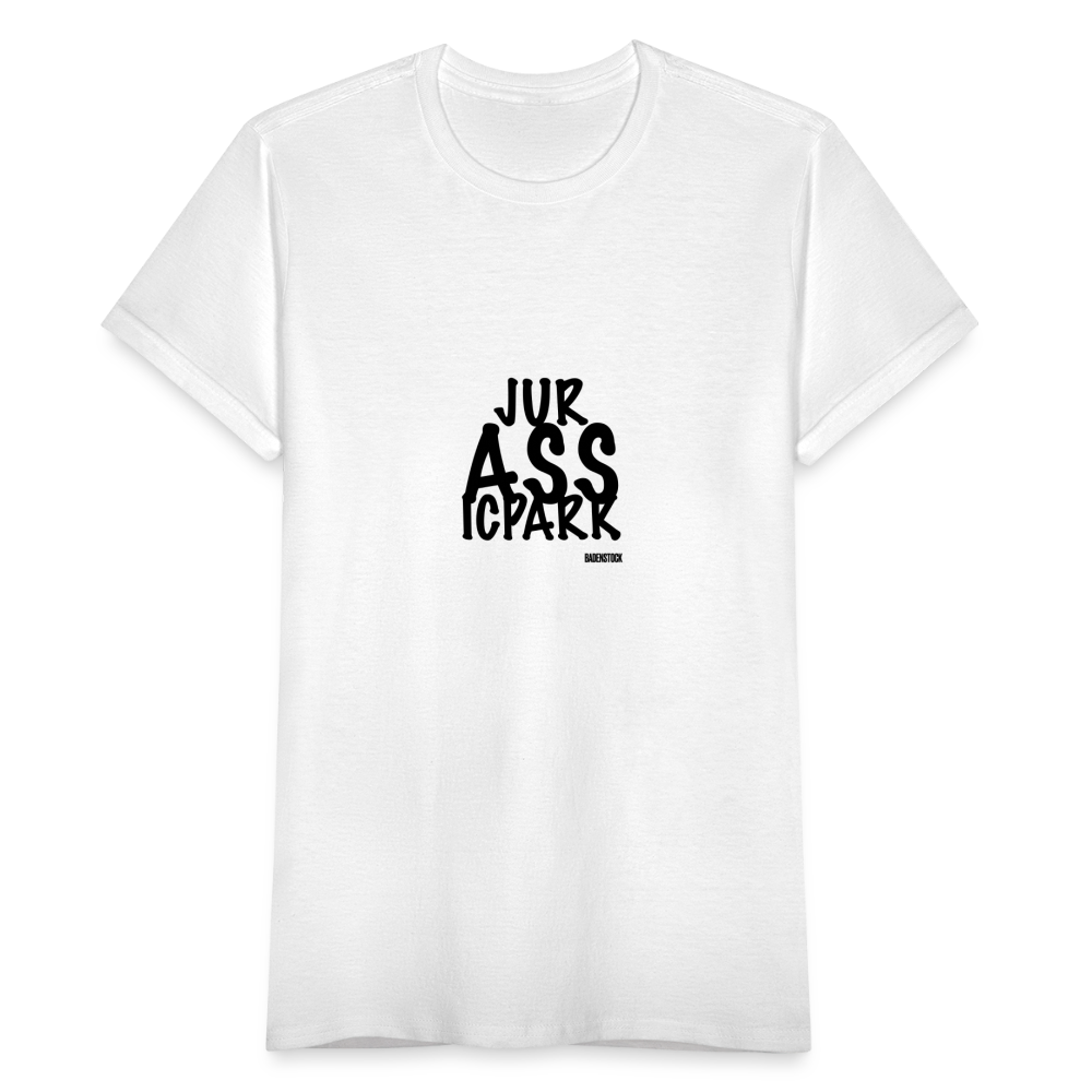 Dino Saurus ASS Women's White T-Shirt - white