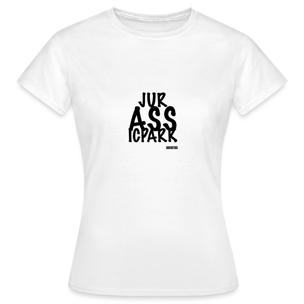 Dino Saurus ASS Women's White T-Shirt - white