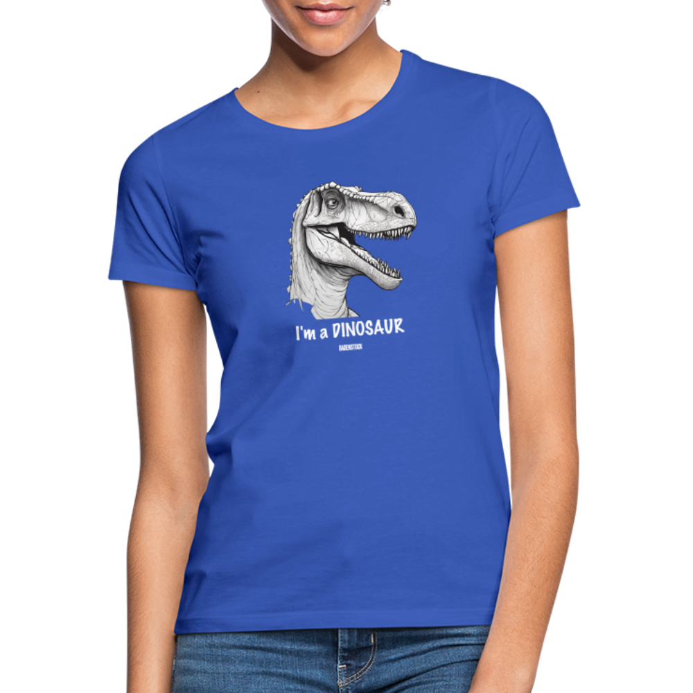 Dino Saurus I'm Women's T-Shirt - royal blue