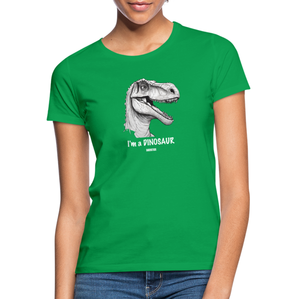 Dino Saurus I'm Women's T-Shirt - kelly green