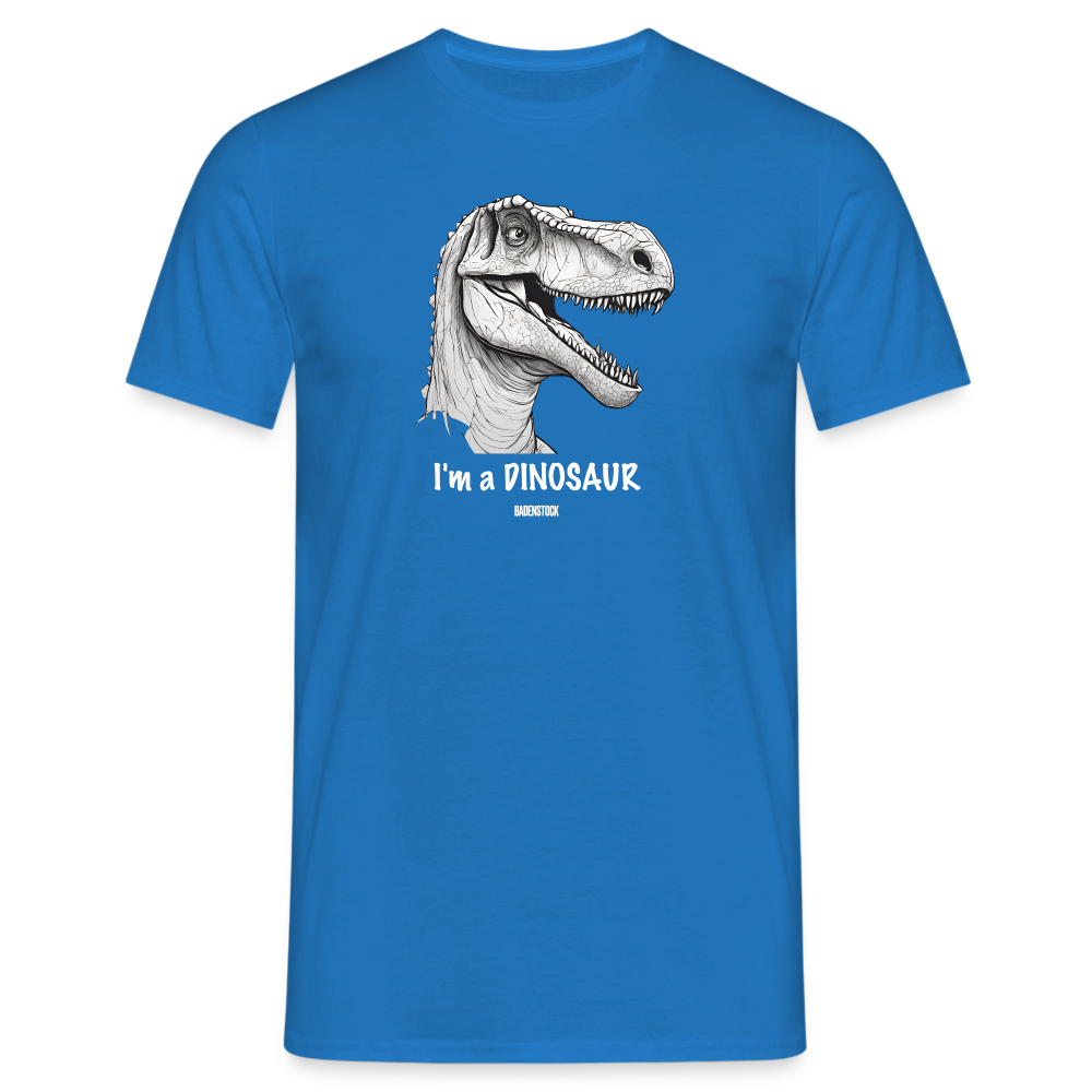 Dino Saurus I'm Men's T-Shirt - royal blue