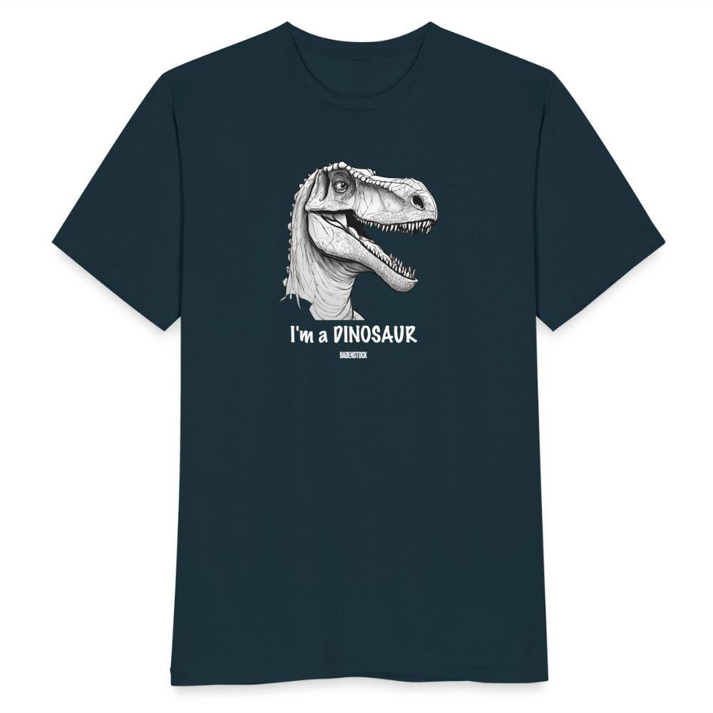 Dino Saurus I'm Men's T-Shirt - navy