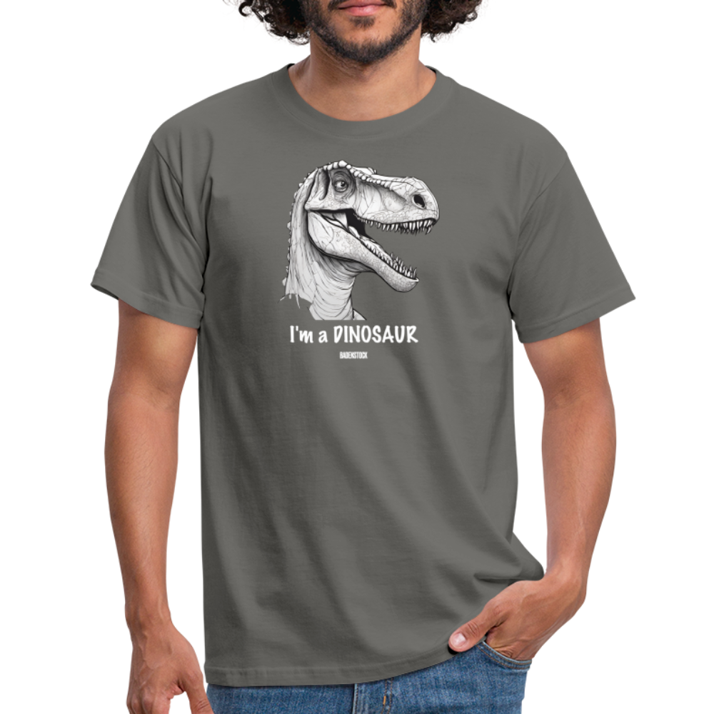 Dino Saurus I'm Men's T-Shirt - graphite grey