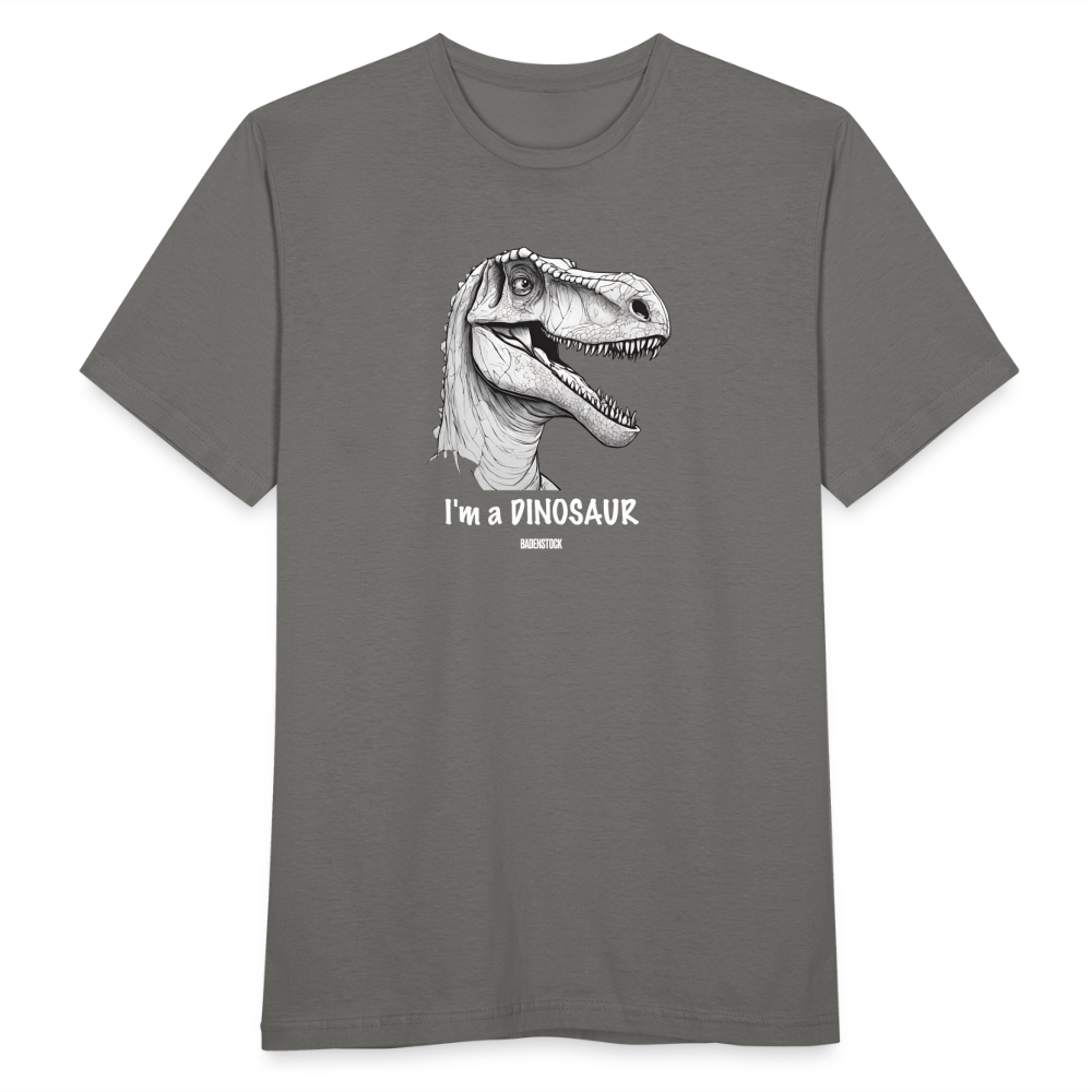 Dino Saurus I'm Men's T-Shirt - graphite grey