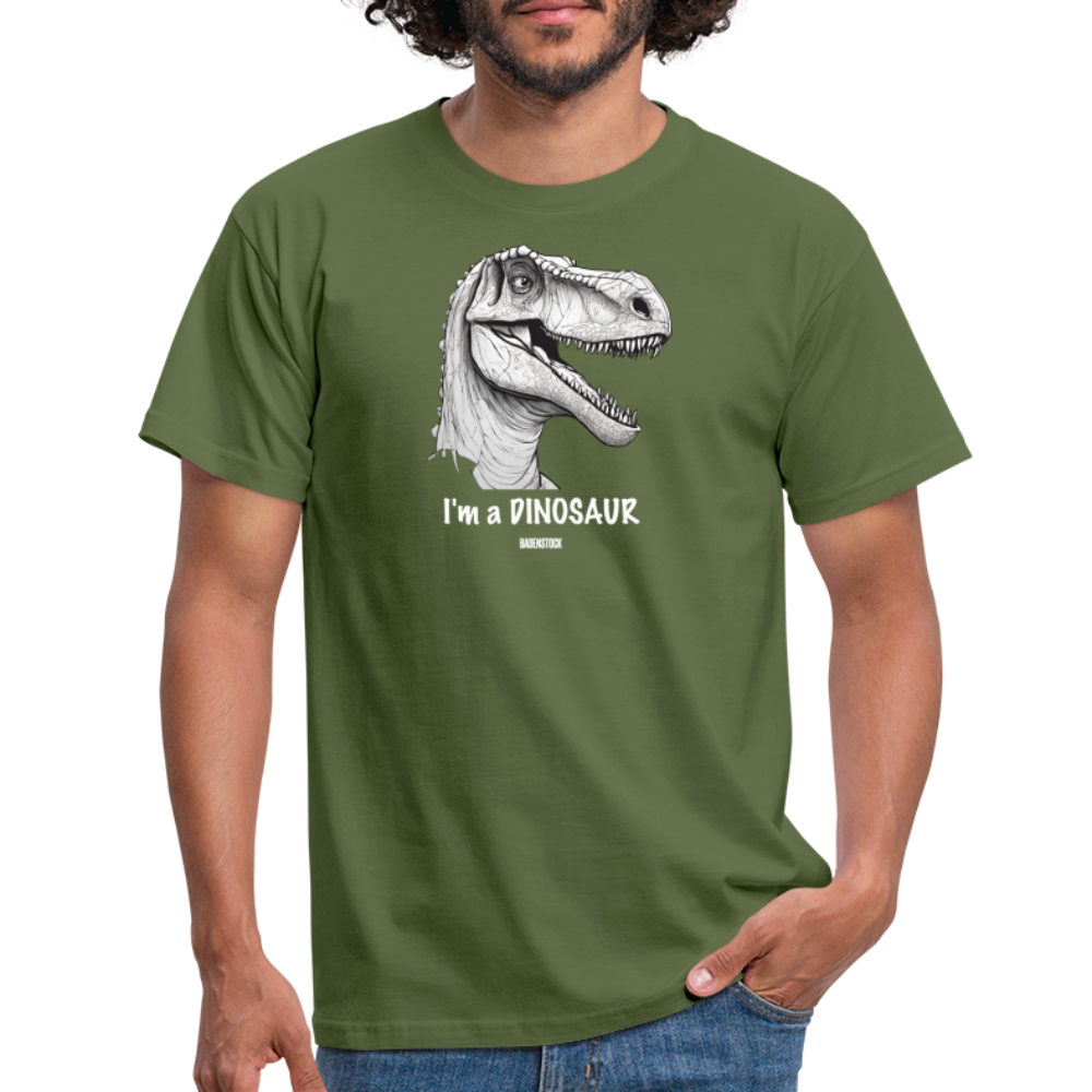 Dino Saurus I'm Men's T-Shirt - military green