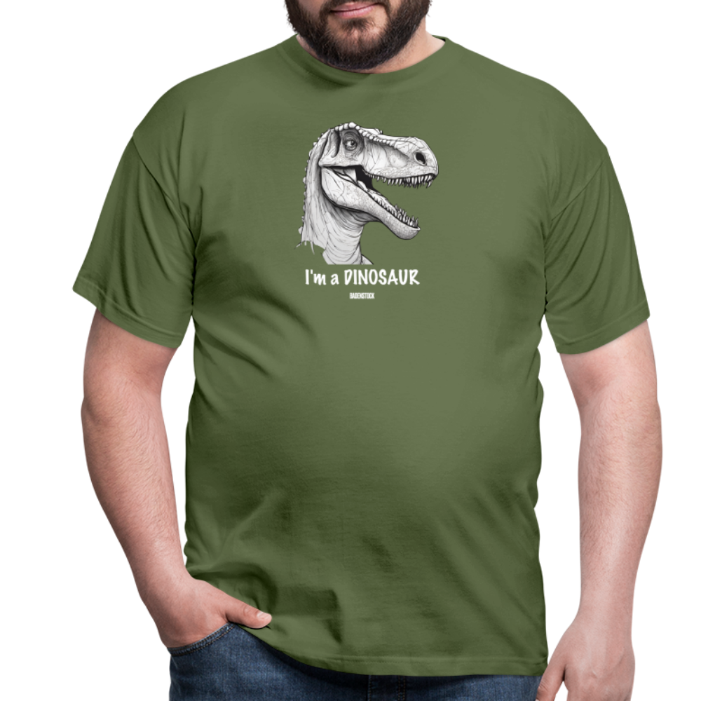 Dino Saurus I'm Men's T-Shirt - military green