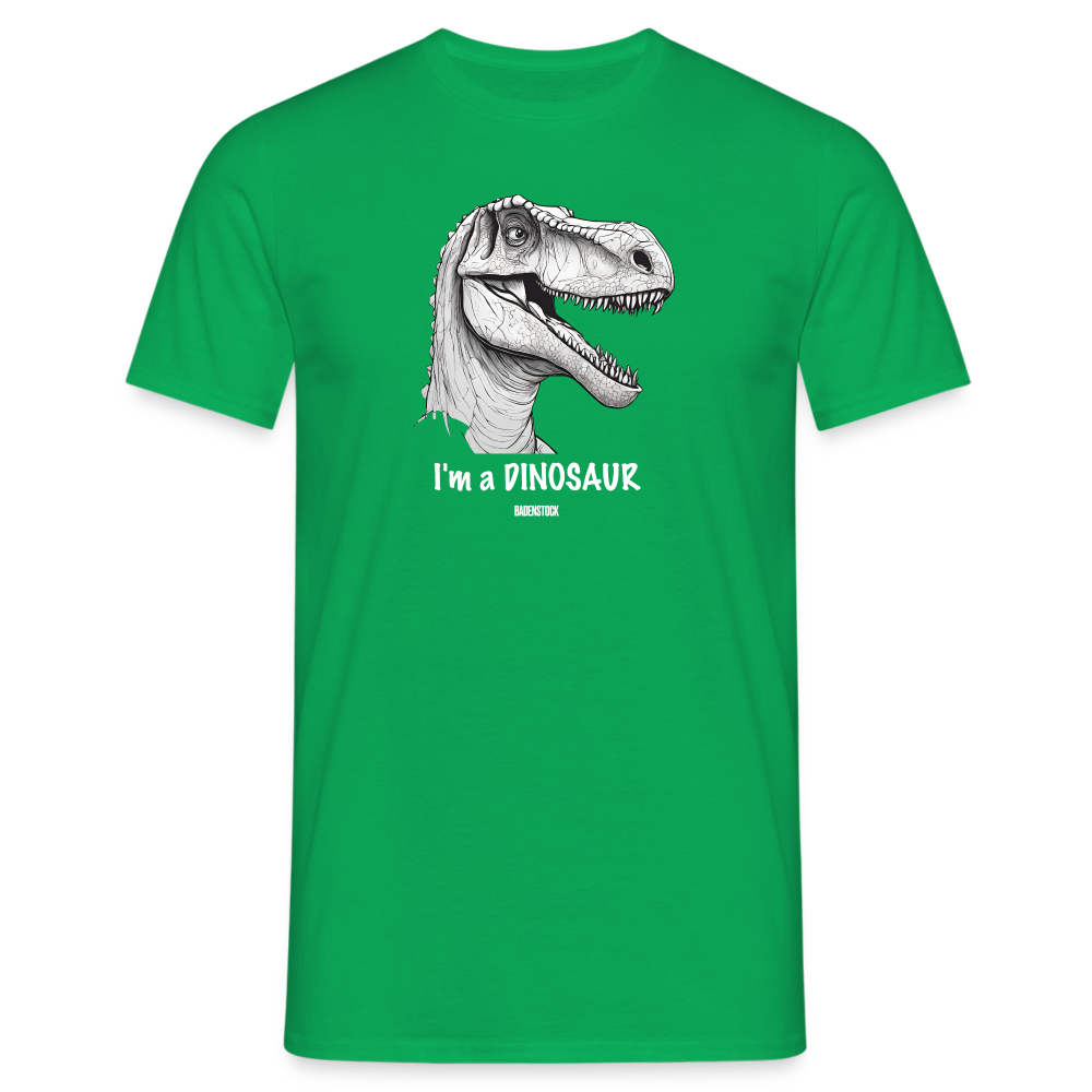 Dino Saurus I'm Men's T-Shirt - kelly green
