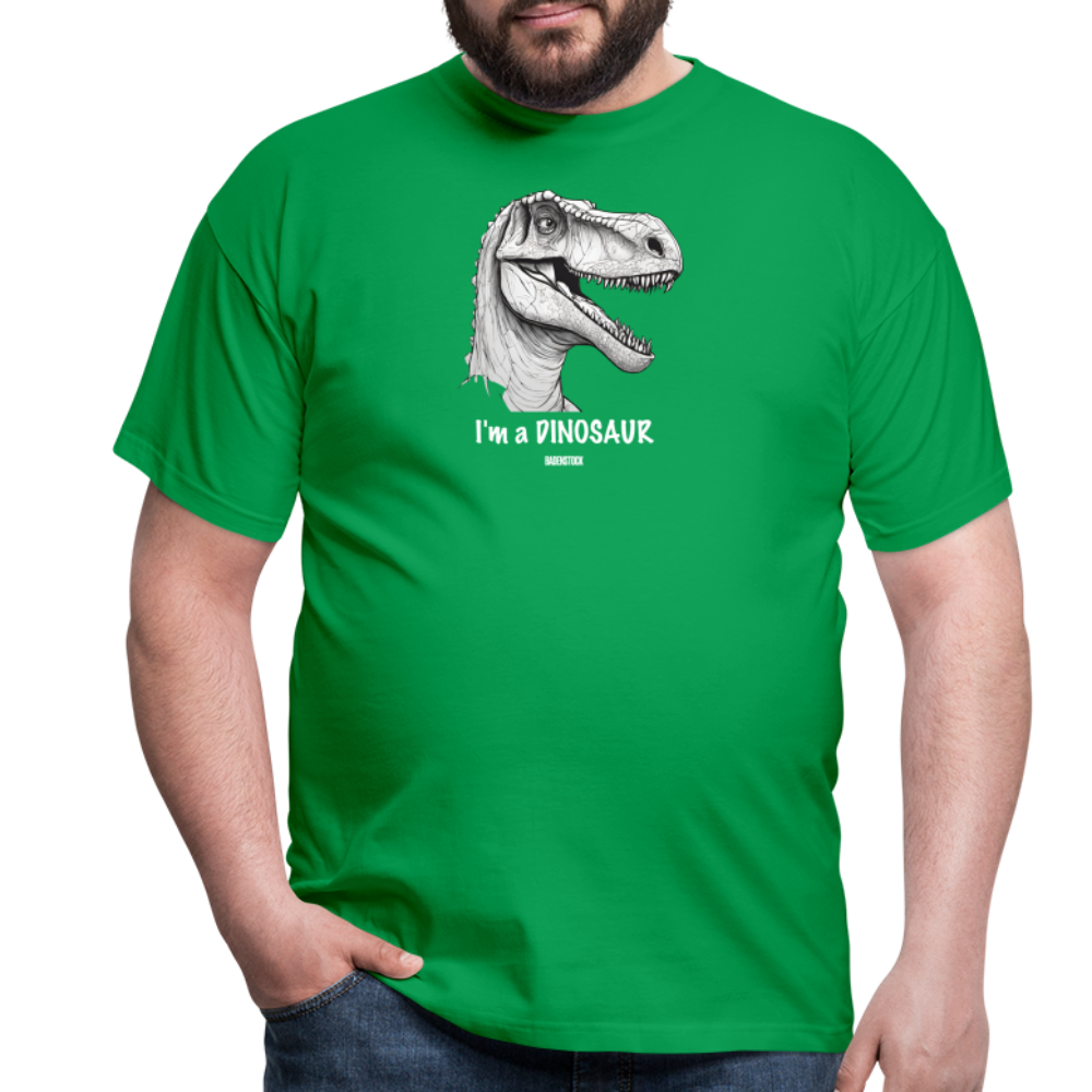 Dino Saurus I'm Men's T-Shirt - kelly green