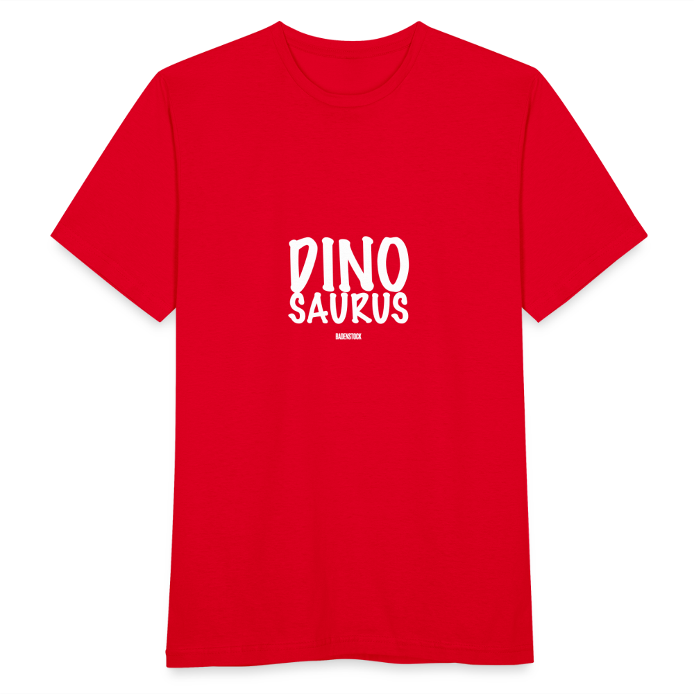 Dino Saurus Men's T-Shirt - red