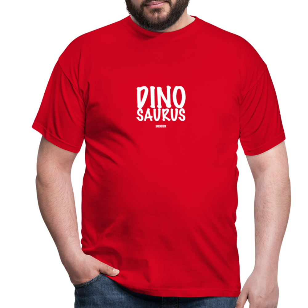 Dino Saurus Men's T-Shirt - red