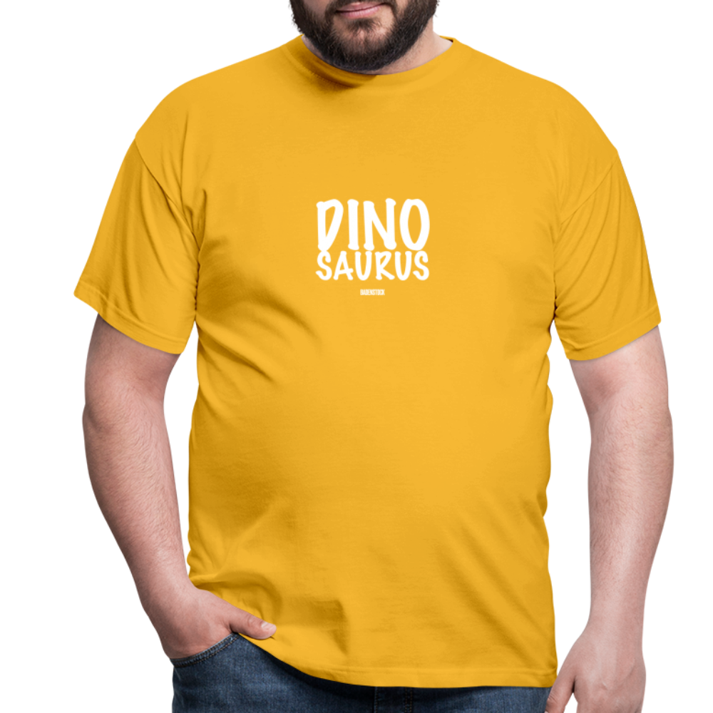 Dino Saurus Men's T-Shirt - yellow