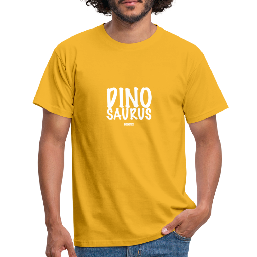 Dino Saurus Men's T-Shirt - yellow