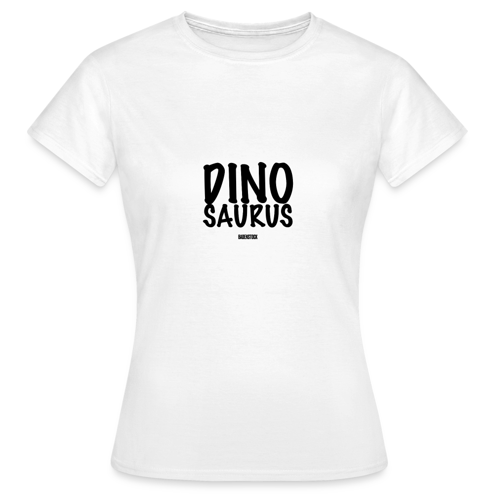 Dino Saurus White Women's T-Shirt - white