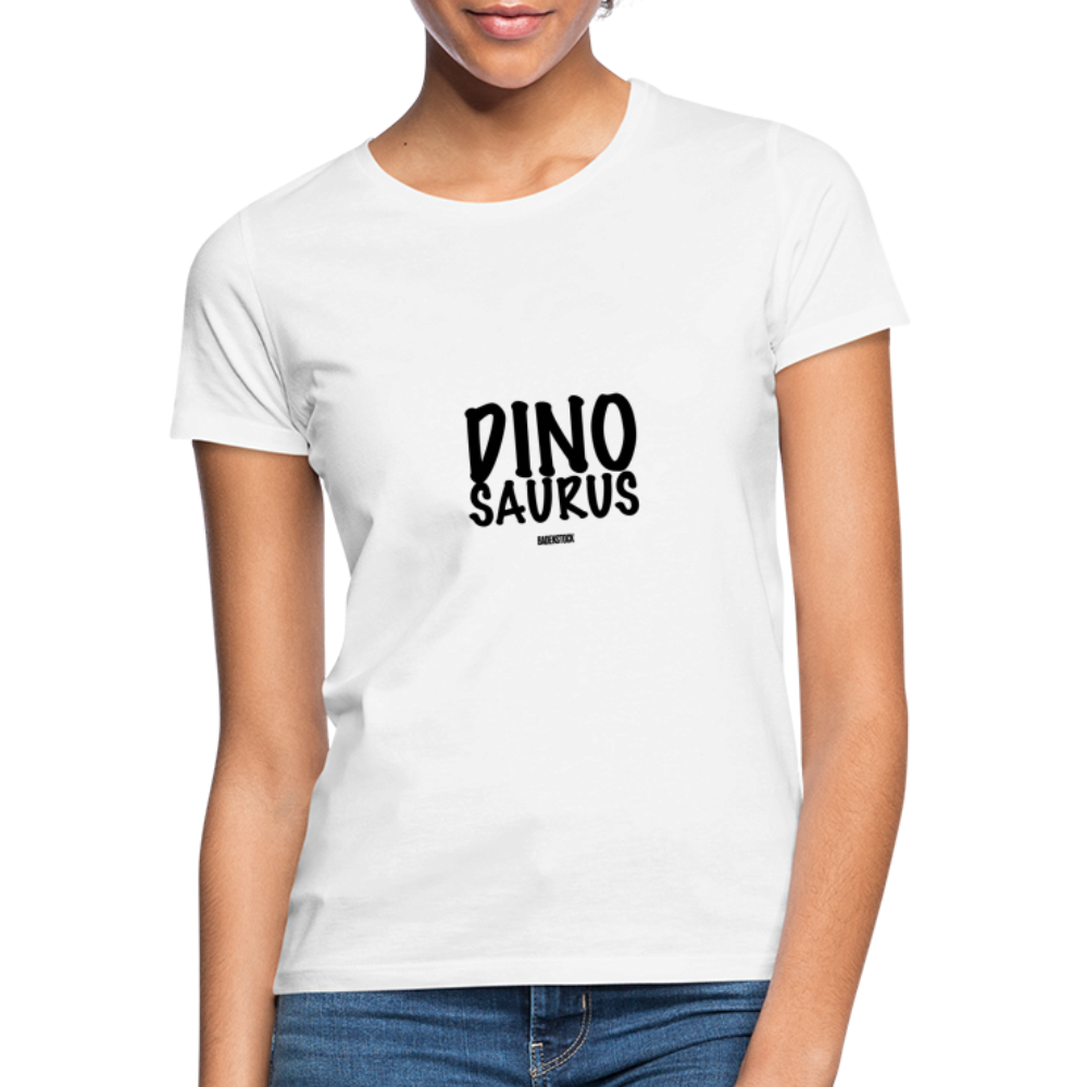 Dino Saurus White Women's T-Shirt - white