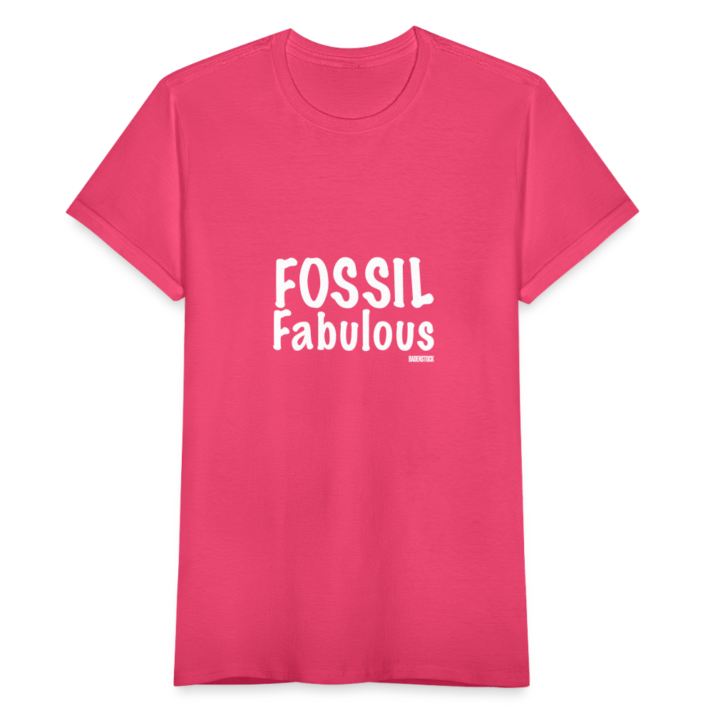 Dino Saurus Fossil Women's T-Shirt - azalea