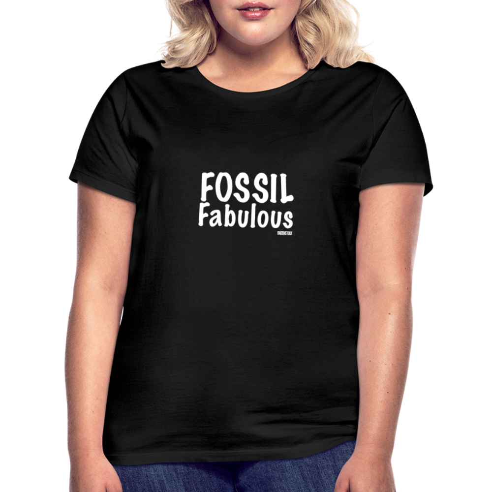 Dino Saurus Fossil Women's T-Shirt - black
