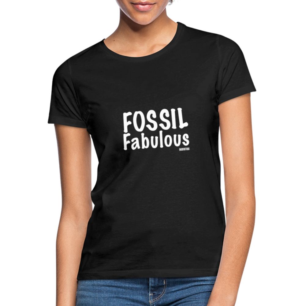 Dino Saurus Fossil Women's T-Shirt - black
