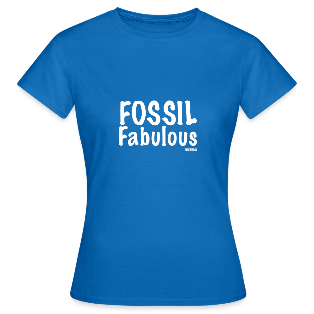 Dino Saurus Fossil Women's T-Shirt - royal blue
