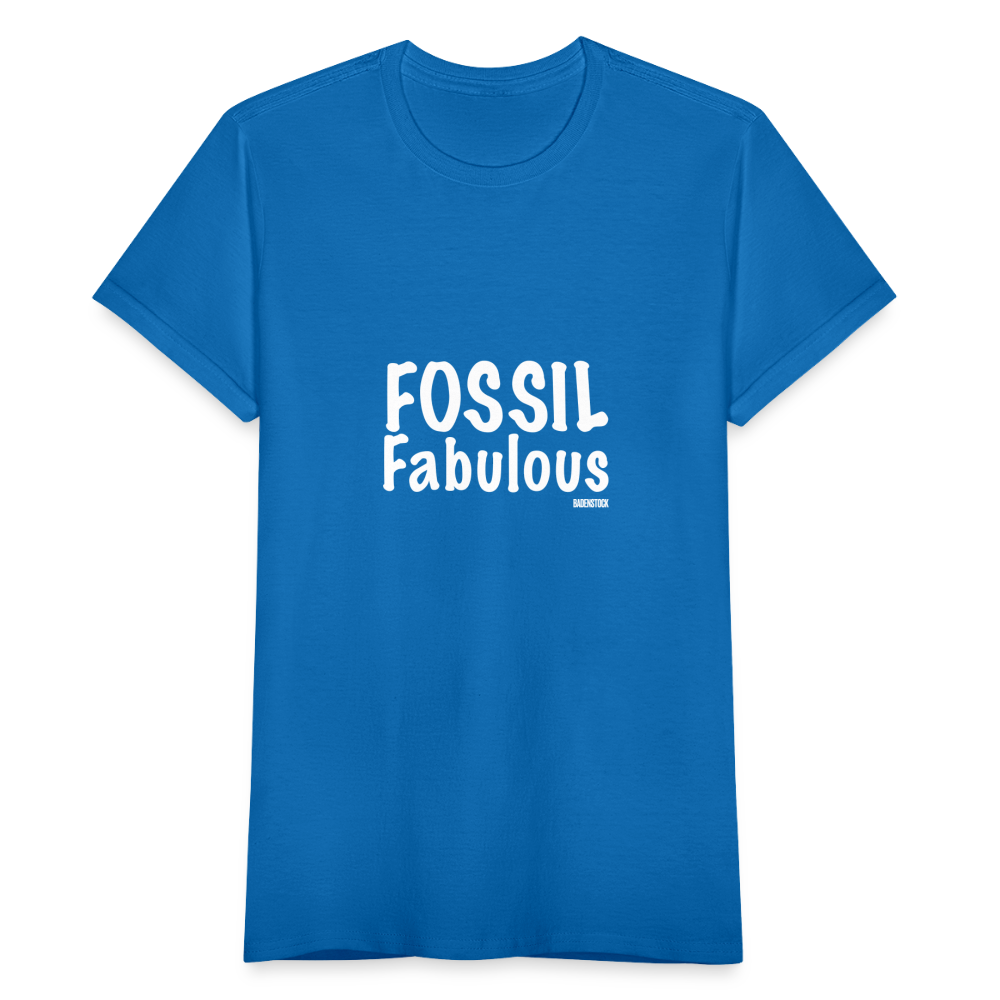 Dino Saurus Fossil Women's T-Shirt - royal blue