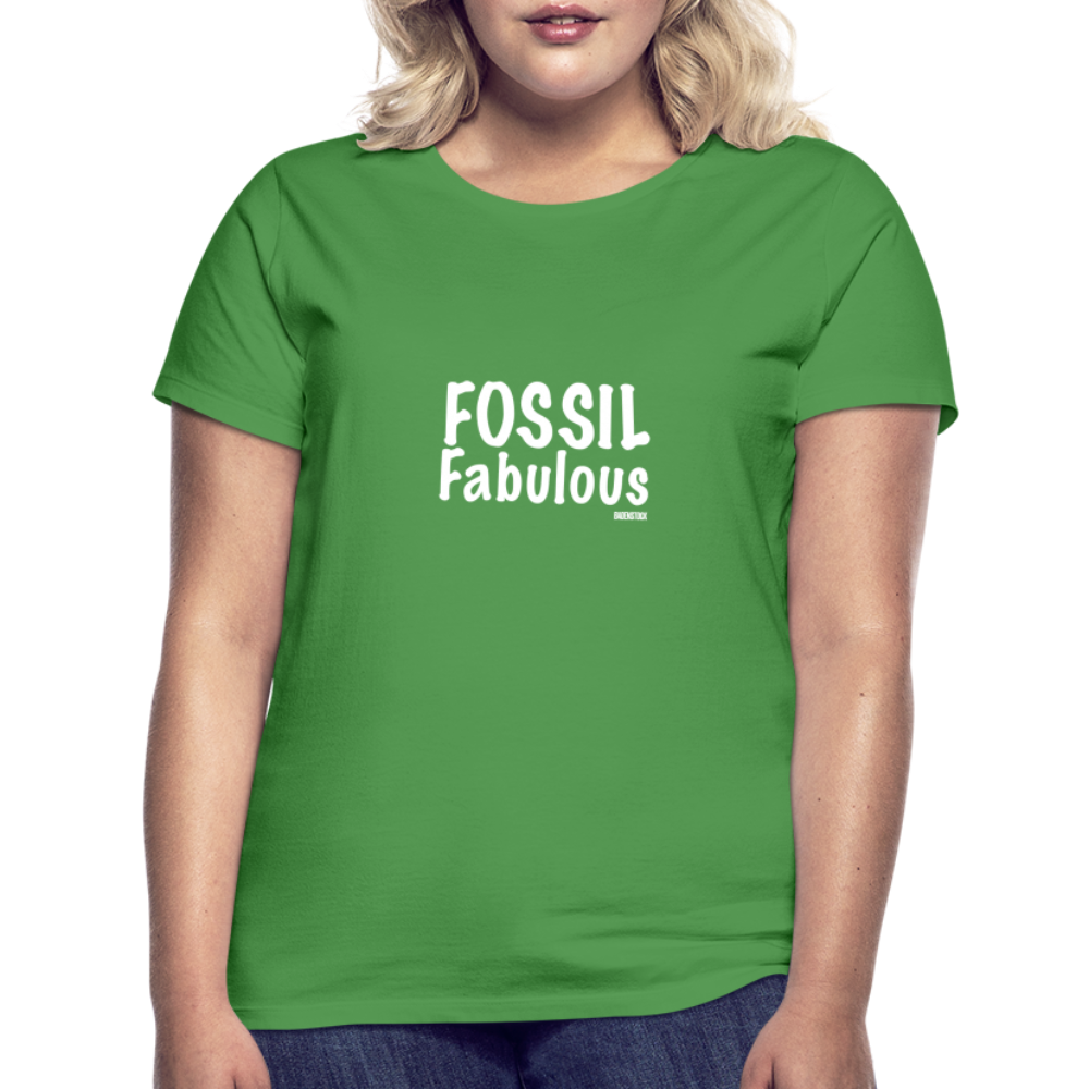 Dino Saurus Fossil Women's T-Shirt - kelly green