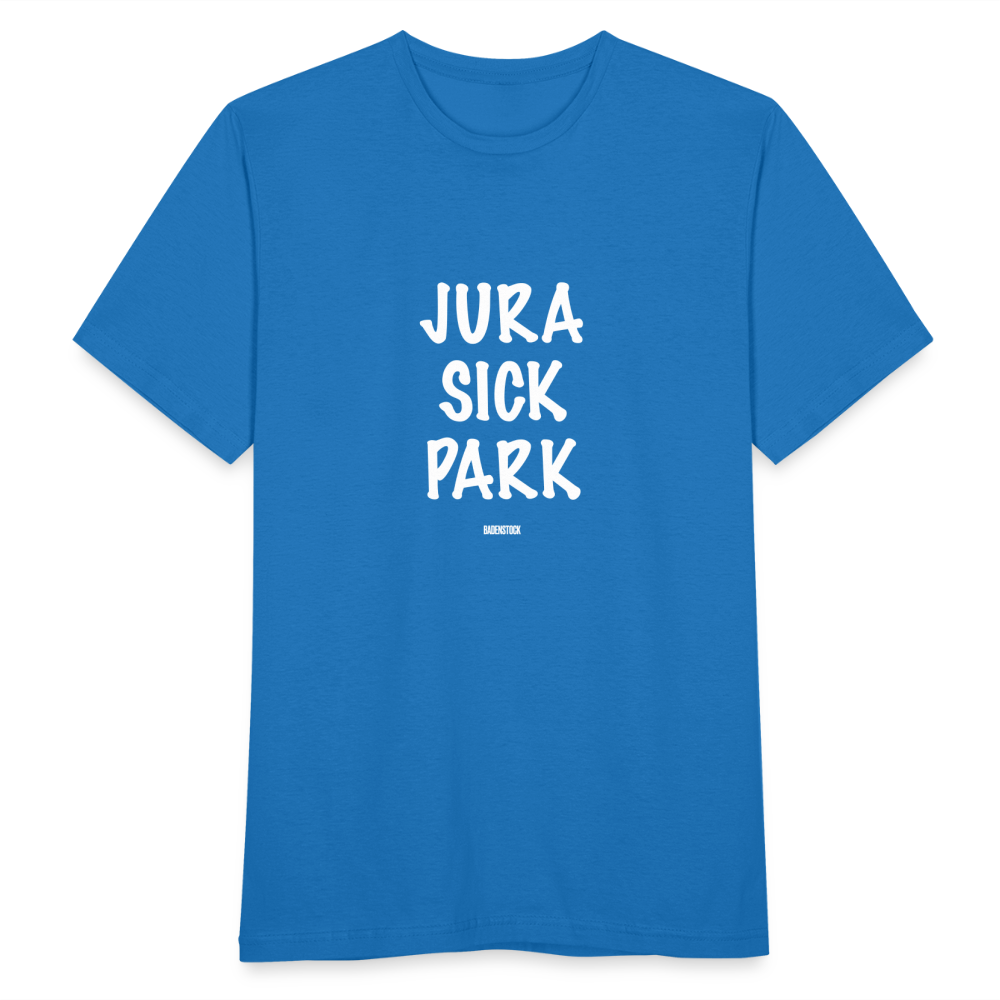 Dino Saurus Jurasick Park Men's T-Shirt - royal blue