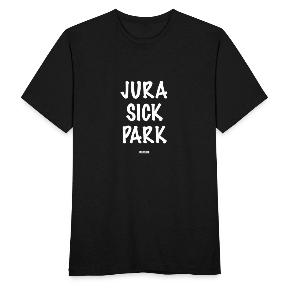 Dino Saurus Jurasick Park Men's T-Shirt - black