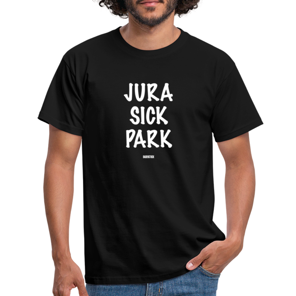 Dino Saurus Jurasick Park Men's T-Shirt - black