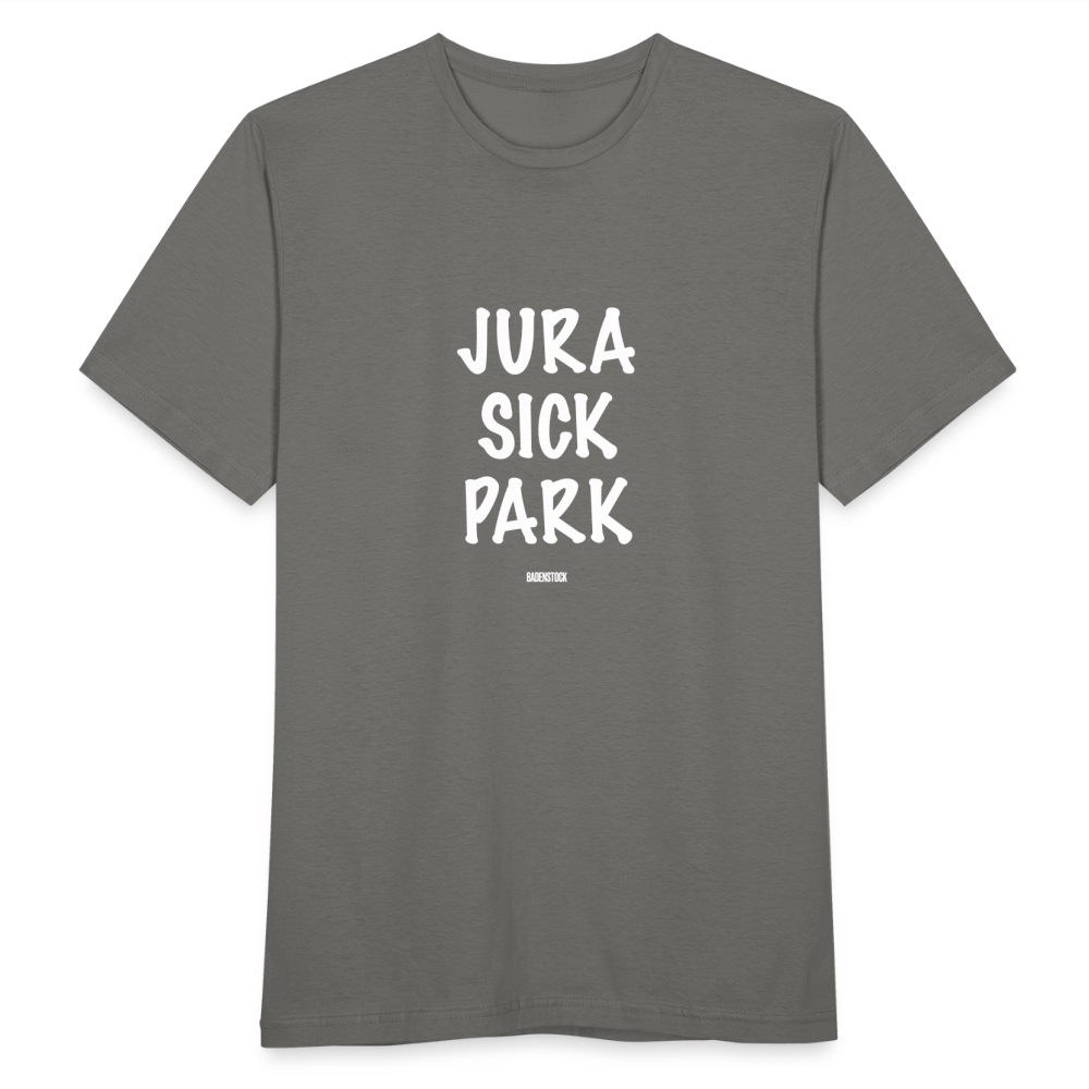 Dino Saurus Jurasick Park Men's T-Shirt - graphite grey