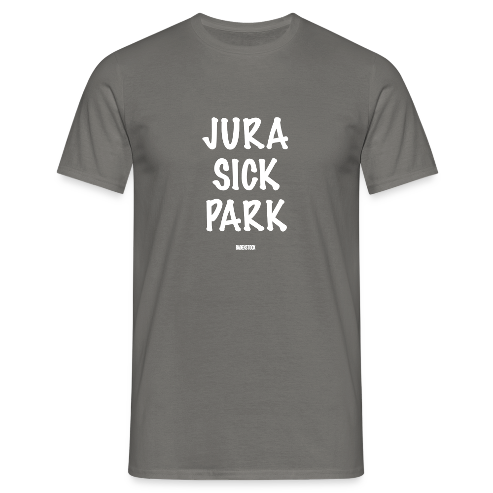 Dino Saurus Jurasick Park Men's T-Shirt - graphite grey