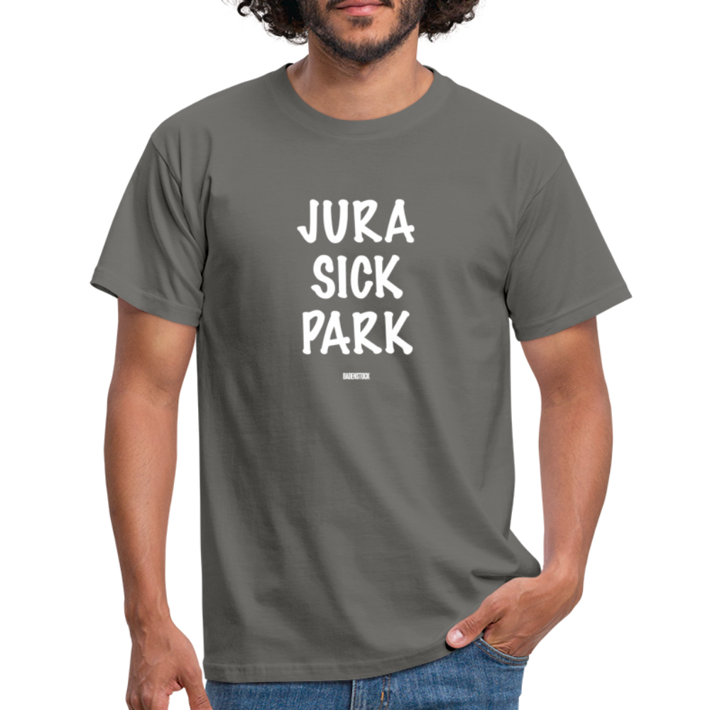 Dino Saurus Jurasick Park Men's T-Shirt - graphite grey