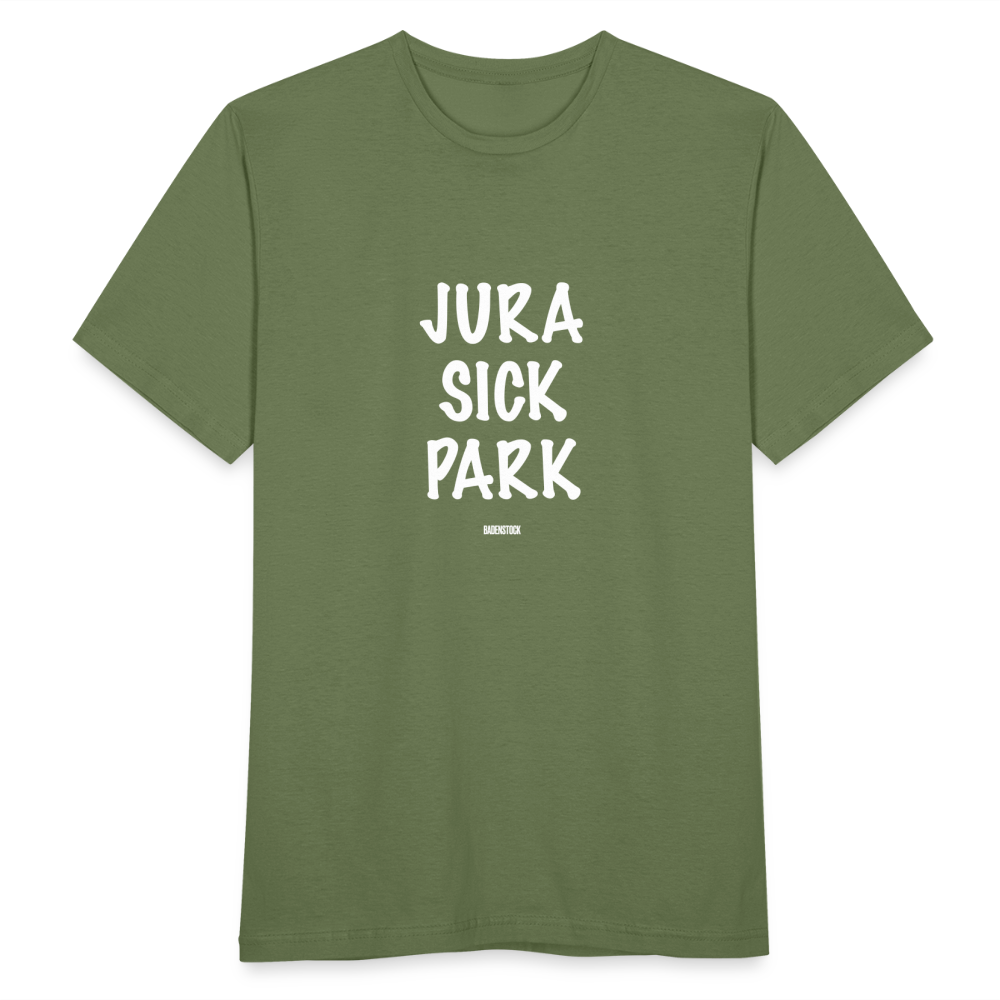 Dino Saurus Jurasick Park Men's T-Shirt - military green