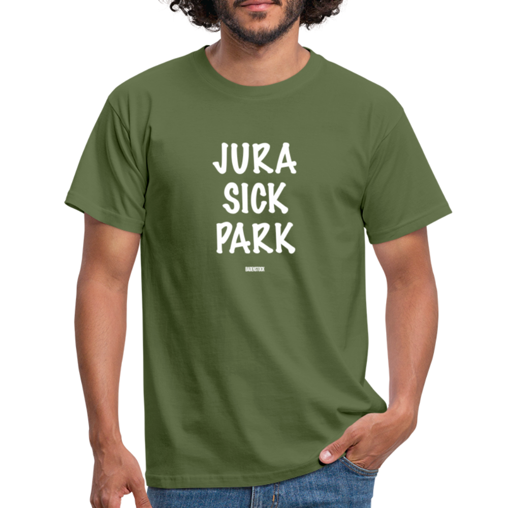 Dino Saurus Jurasick Park Men's T-Shirt - military green