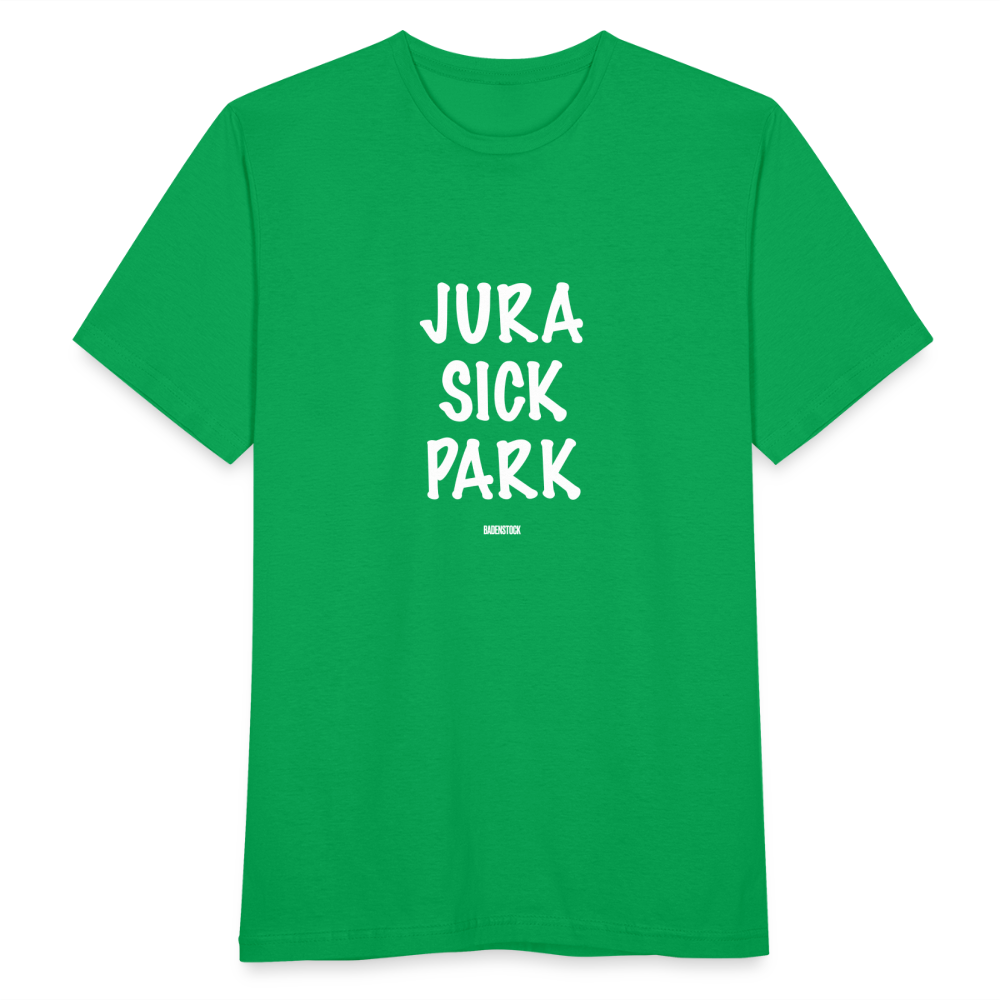 Dino Saurus Jurasick Park Men's T-Shirt - kelly green