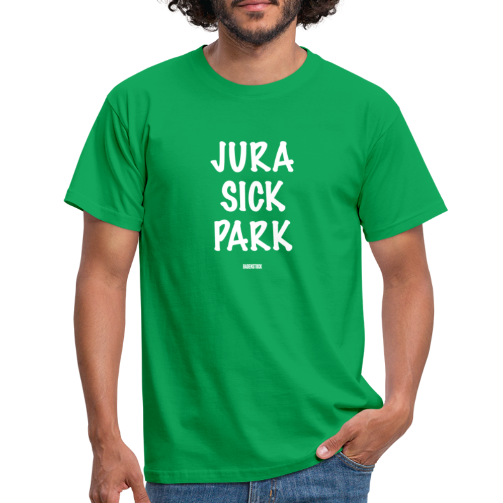 Dino Saurus Jurasick Park Men's T-Shirt - kelly green