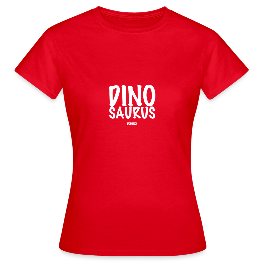 Dino Saurus Women's T-Shirt - red
