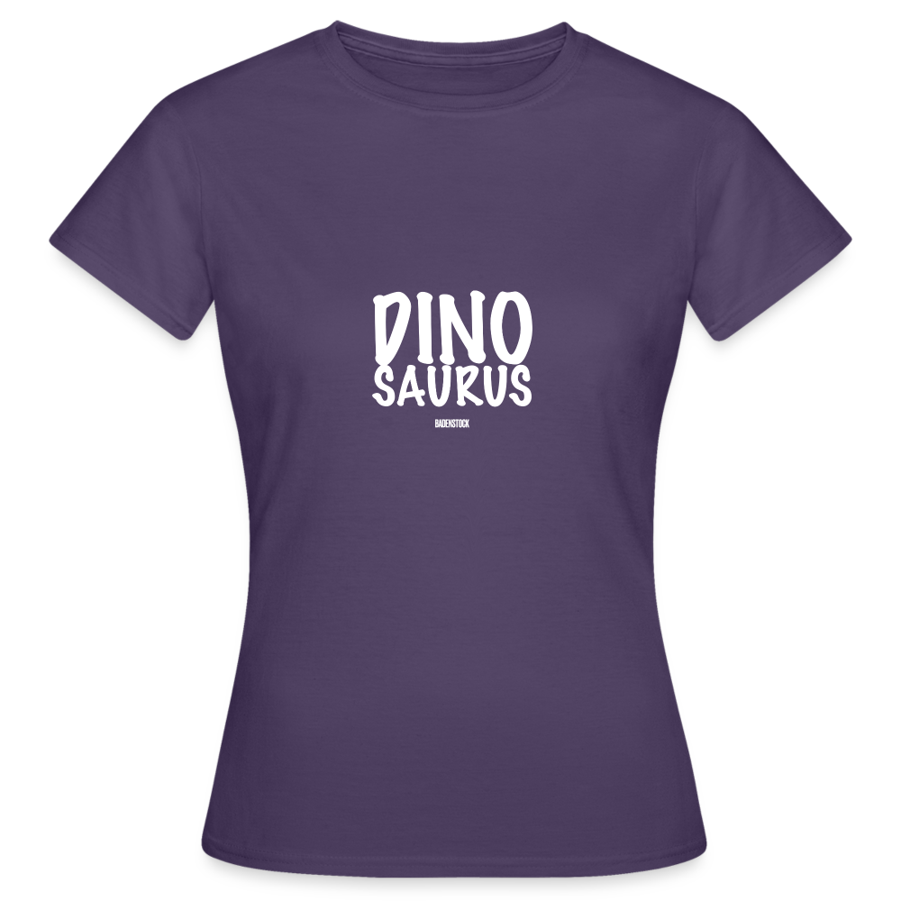 Dino Saurus Women's T-Shirt - dark purple