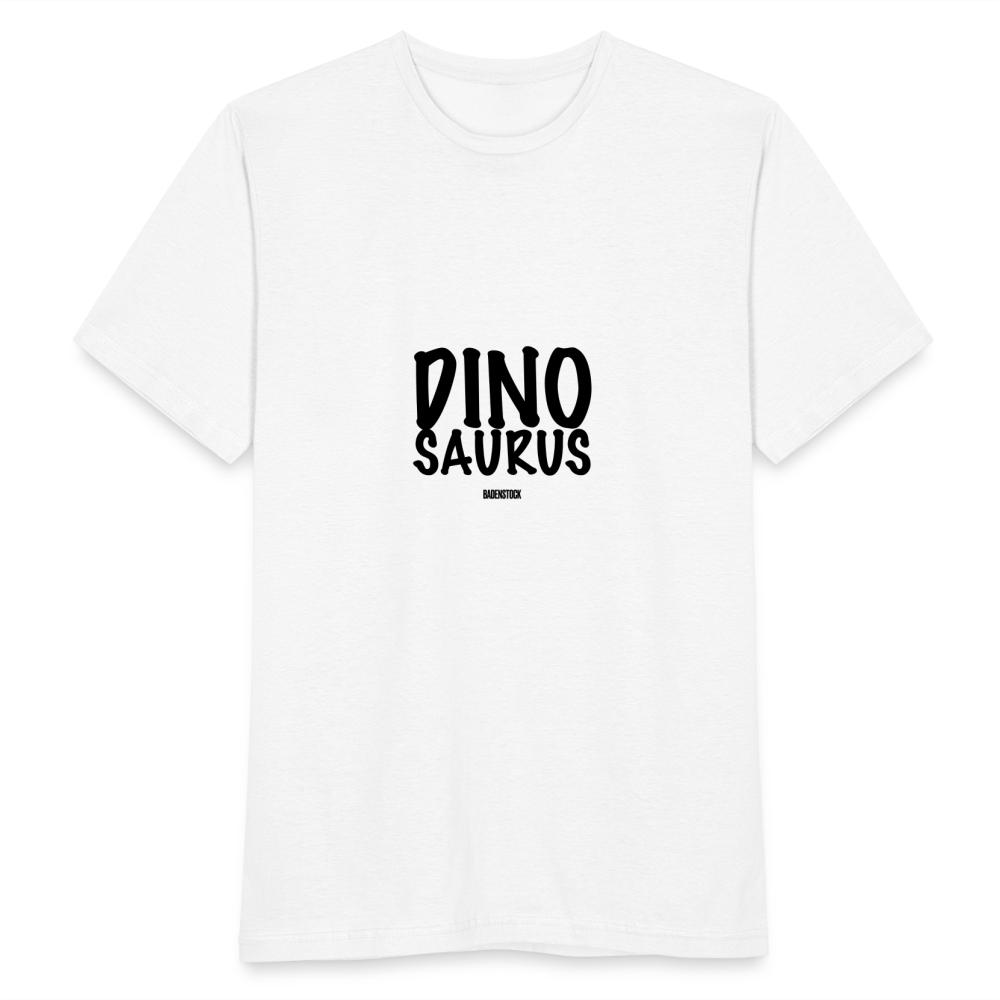 Dino Saurus Men's White T-Shirt - white