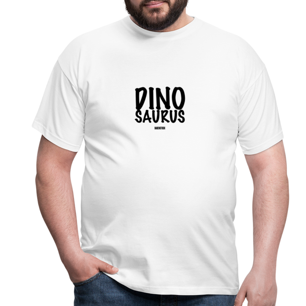 Dino Saurus Men's White T-Shirt - white