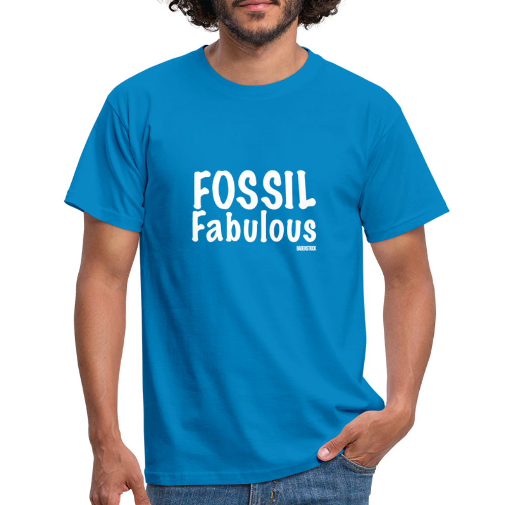 Dino Saurus Fossil Men's T-Shirt - royal blue