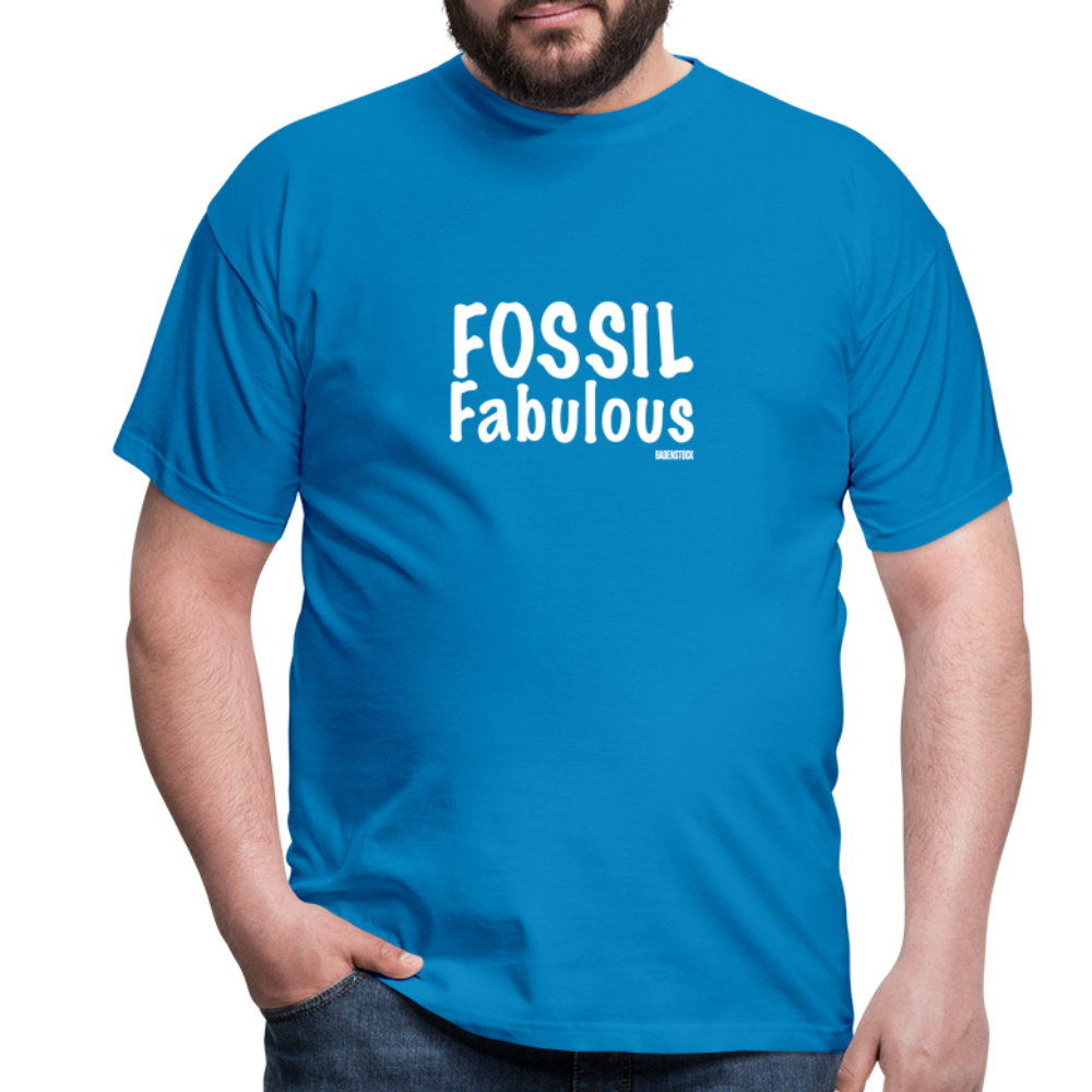 Dino Saurus Fossil Men's T-Shirt - royal blue